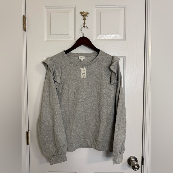 J. Crew Factory blouse large grey - Picture 1 of 4
